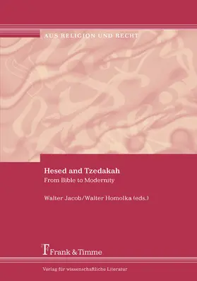Homolka / Jacob |  Hesed and Tzedakah | eBook | Sack Fachmedien