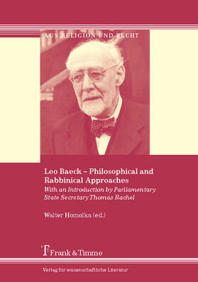 Homolka |  Leo Baeck - Philosophical and   Rabbinical Approaches | eBook | Sack Fachmedien
