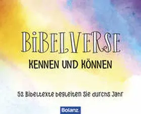 Burgarth |  Bibelverse kennen und können | Buch |  Sack Fachmedien