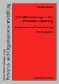 Meier |  Verhaltenstrainings in der Personalentwicklung | Buch |  Sack Fachmedien