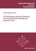 Daamen |  Die Performance deutscher Kinofilme und zeitgenössischer Darsteller des deutschen Films | Buch |  Sack Fachmedien
