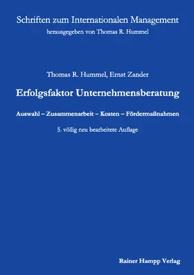 Hummel / Zander |  Erfolgsfaktor Unternehmensberatung | Buch |  Sack Fachmedien