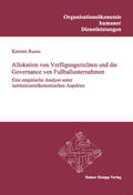 Ruoss |  Allokation von Verfügungsrechten und die Governance von Fußballunternehmen | Buch |  Sack Fachmedien