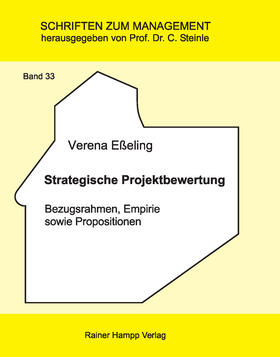 Eßeling | Strategische Projektbewertung | Buch | 978-3-86618-423-7 | sack.de
