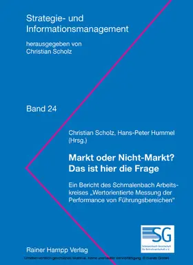 Scholz / Hummel | Markt oder Nicht-Markt: Das ist hier die Frage | E-Book | www.sack.de