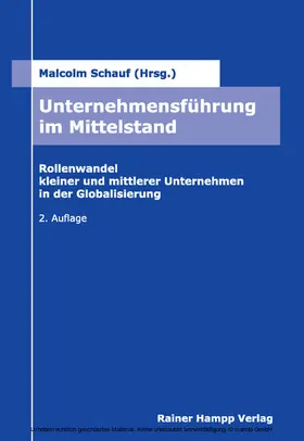 Schauf | Unternehmensführung im Mittelstand | E-Book | www.sack.de