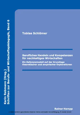 Schlömer |  Berufliches Handeln und Kompetenzen für nachhaltiges Wirtschaften | eBook | Sack Fachmedien