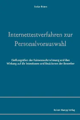 Brünn |  Internettestverfahren zur Personalauswahl | eBook | Sack Fachmedien