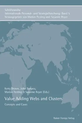 Brown / Burgess / Festing |  Value Adding Webs and Clusters | eBook | Sack Fachmedien