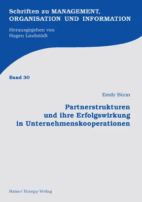 Bünn |  Partnerstrukturen und ihre Erfolgswirkung in Unternehmenskooperationen | Buch |  Sack Fachmedien