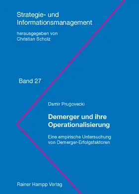 Prugovecki | Demerger und ihre Operationalisierung | Buch | 978-3-86618-674-3 | www.sack.de