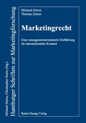 Zerres |  Marketingrecht | Buch |  Sack Fachmedien