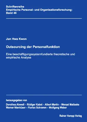 Kwon |  Outsourcing der Personalfunktion | eBook | Sack Fachmedien