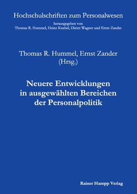 Hummel / Zander | Neuere Entwicklungen in ausgewählten Bereichen der Personalpolitik | E-Book | sack.de