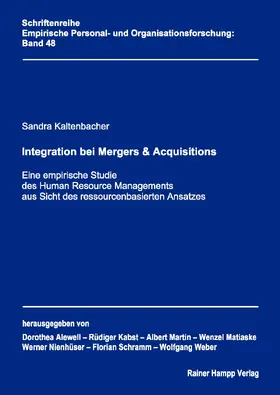 Kaltenbacher | Integration bei Mergers & Acquisitions | E-Book | sack.de