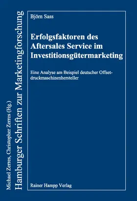 Sass | Erfolgsfaktoren des Aftersales Service im Investitionsgütermarketing | E-Book | www.sack.de