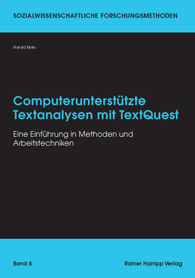Klein | Computerunterstützte Textanalysen mit TextQuest | E-Book | sack.de