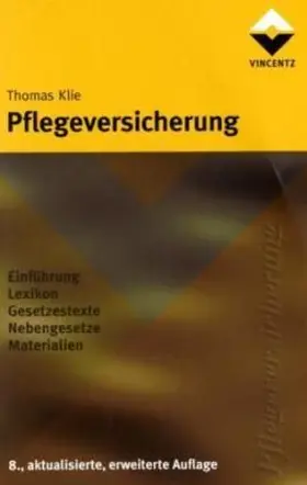 Klie | Pflegeversicherung | Buch | 978-3-86630-084-2 | sack.de