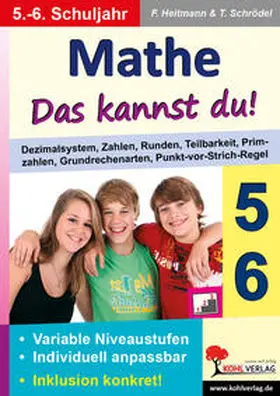 Heitmann / Schrödel |  Mathe - Das kannst du! / Klasse 5-6 | Buch |  Sack Fachmedien