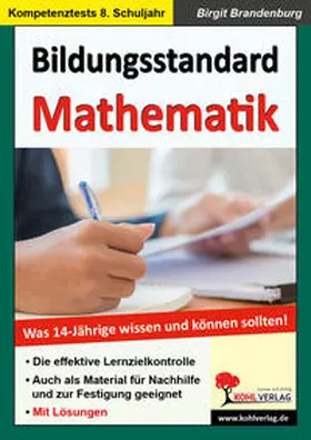 Brandenburg |  Bildungsstandard Mathematik Was 14-Jährige wissen und können sollten! | Buch |  Sack Fachmedien