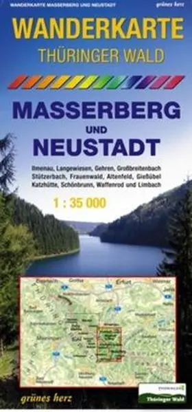 Gebhardt |  Thüringer Wald Masserberg und Neustadt 1 : 35 000 Wanderkarte | Sonstiges |  Sack Fachmedien