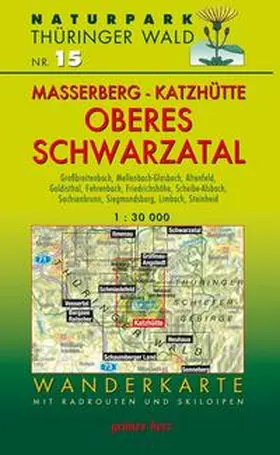 Gebhardt |  Wanderkarte Masserberg, Katzhütte, Oberes Schwarzatal | Sonstiges |  Sack Fachmedien