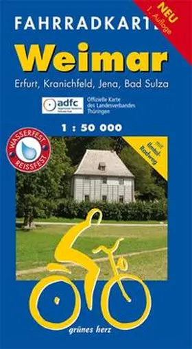 Gebhardt |  Weimar Fahrradkarte | Sonstiges |  Sack Fachmedien