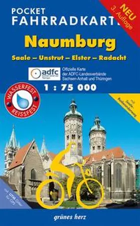 Gebhardt |  Pocket-Fahrradkarte Naumburg, Saale-Unstrut-Elster-Radacht 1:75.000 | Sonstiges |  Sack Fachmedien