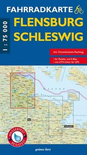 Fahrradkarte Flensburg, Schleswig 1:75.000 | Sonstiges | 978-3-86636-199-7 | www.sack.de