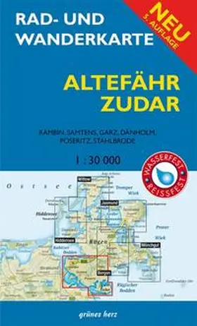 Gebhardt |  Altefähr - Zudar 1 : 30 000 Rad- und Wanderkarte | Sonstiges |  Sack Fachmedien