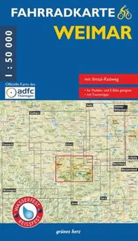 Fahrradkarte Weimar 1 : 50 000 | Sonstiges | 978-3-86636-262-8 | www.sack.de