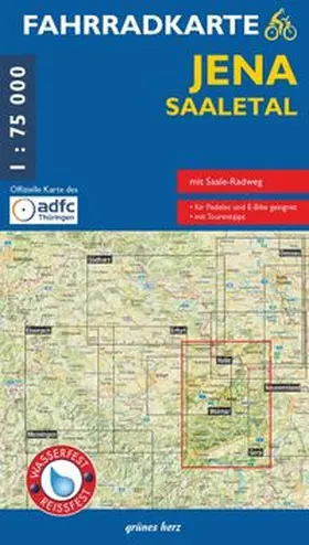 Fahrradkarte Jena - Saaletal 1:75 000 | Sonstiges | 978-3-86636-266-6 | www.sack.de