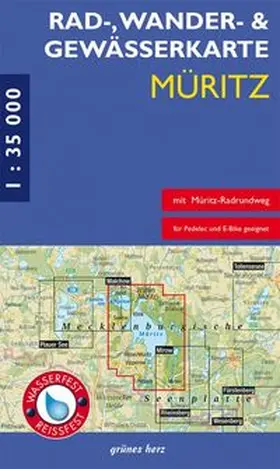 Rad-, Wander- und Gewässerkarte Müritz | Sonstiges | 978-3-86636-401-1 | www.sack.de