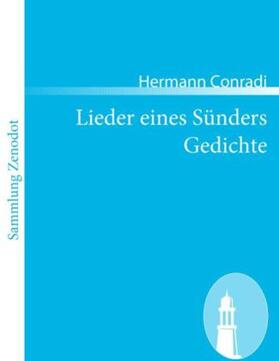 Conradi |  Lieder eines Sünders /Gedichte | Buch |  Sack Fachmedien
