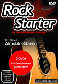 Gebel |  Rockstarter 1-3 - Akustik-Gitarre (3 DVDs) | Sonstiges |  Sack Fachmedien