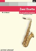 Mozart |  Zwei Duette für zwei gleiche Saxophone von Wolfgang Amadeus Mozart. Spielbuch. Musiknoten. | Buch |  Sack Fachmedien