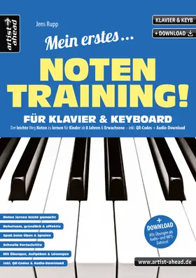 Rupp |  Mein erstes Notentraining für Klavier & Keyboard! | Buch |  Sack Fachmedien