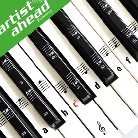  ARTIST AHEAD® Noten Aufkleber für Klavier & Keyboard | Buch |  Sack Fachmedien