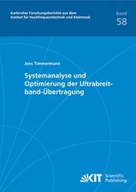 Timmermann |  Systemanalyse und Optimierung der Ultrabreitband-Übertragung | Buch |  Sack Fachmedien