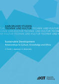 Ayestaran / Parodi / Banse |  Sustainable Development - Relationships to Culture, Knowledge and Ethics | Buch |  Sack Fachmedien