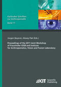 Beyerer / Pak |  Proceedings of the 2011 Joint Workshop of Fraunhofer IOSB and Institute for Anthropomatics, Vision and Fusion Laboratory | Buch |  Sack Fachmedien