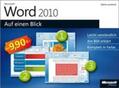 Lambrich |  Microsoft Word 2010 auf einen Blick | Buch |  Sack Fachmedien