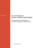 Maier |  Die württembergische Gewerbe- und Kaufmannsgerichtsbarkeit | Buch |  Sack Fachmedien
