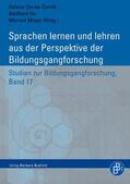 Decke-Cornill / Hu / Meyer |  Sprachen lernen und lehren | Buch |  Sack Fachmedien