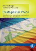 Fischer / Rittberger |  Strategies for Peace | Buch |  Sack Fachmedien