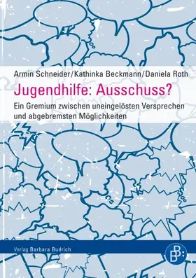 Schneider / Beckmann / Roth | Jugendhilfe: Ausschuss? | Buch | 978-3-86649-445-9 | www.sack.de