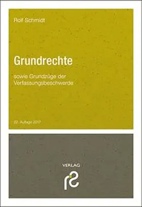 Schmidt |  Grundrechte | Buch |  Sack Fachmedien