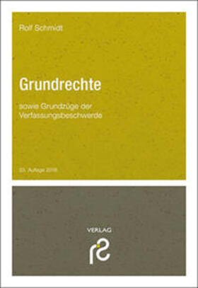 Schmidt | Grundrechte | Buch | 978-3-86651-212-2 | sack.de