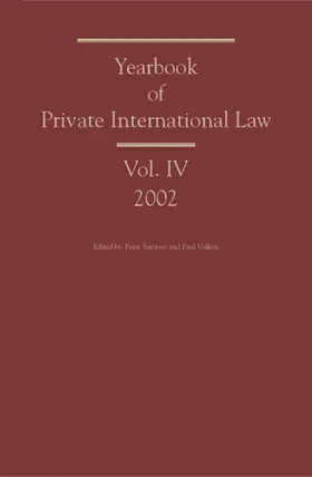 Sarcevic / Boele-Woelki / Volken |  2002 | eBook | Sack Fachmedien