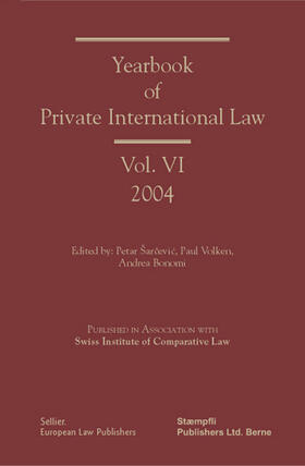 Sarcevic / Basedow / Volken |  2004 | eBook | Sack Fachmedien